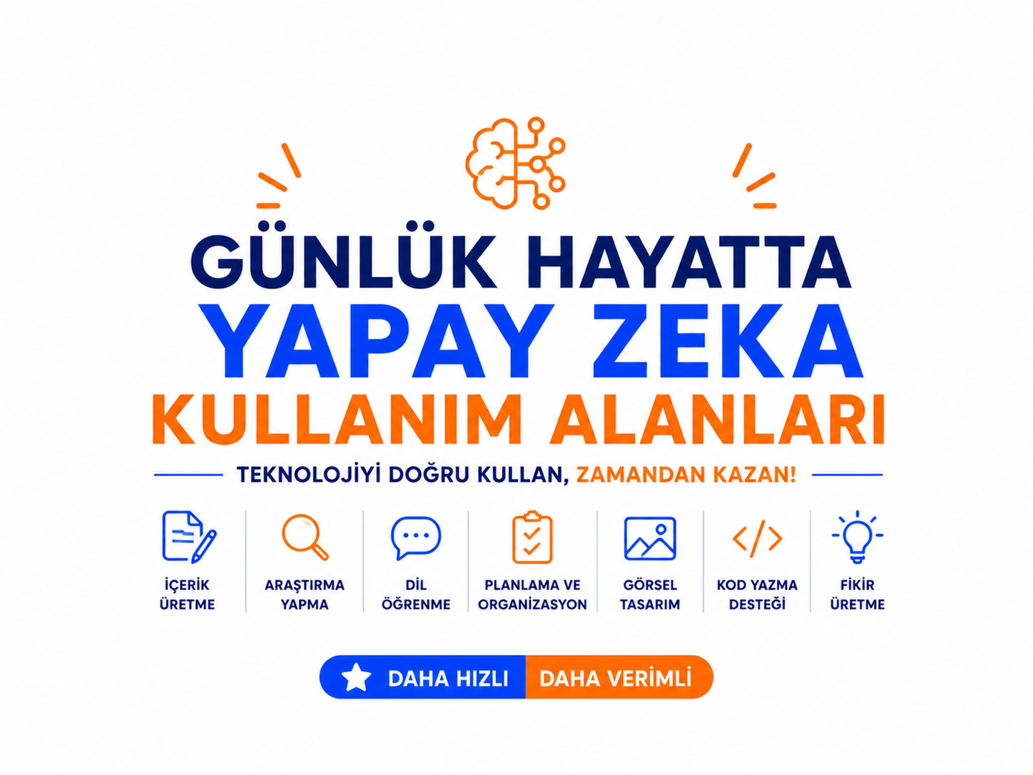 Günlük Hayatta İşe Yarayan Yapay Zeka Kullanım Alanları